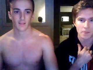 2 Handsome Shy Bisexual Friends Have Fun 1st Time On Cam